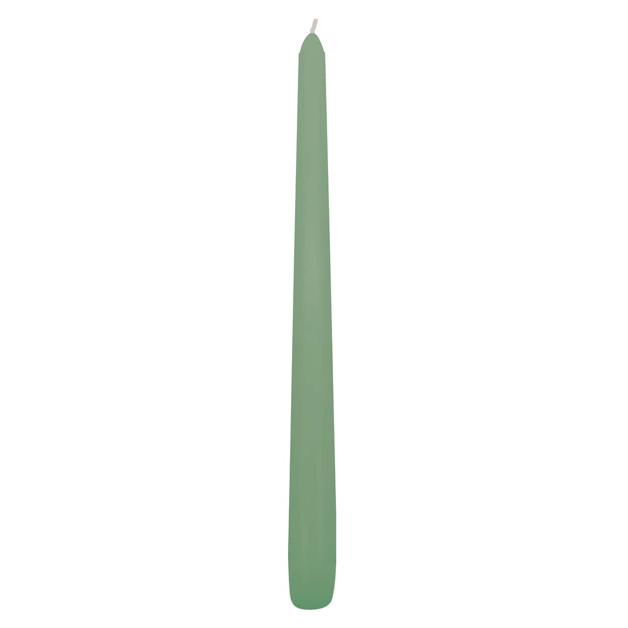 48 Pack: 10&#x22; Sage Green Taper Candle by Ashland&#xAE;